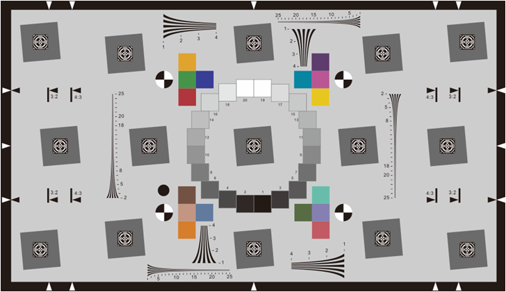 ISO12233:2014 eSFR分辨率測試卡擴(kuò)展板