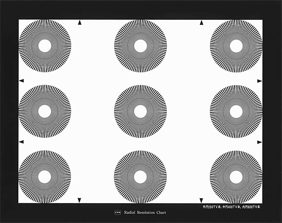 徑向分辨率測(cè)試卡